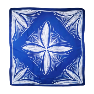 Radiant Bloom Azure Cloth